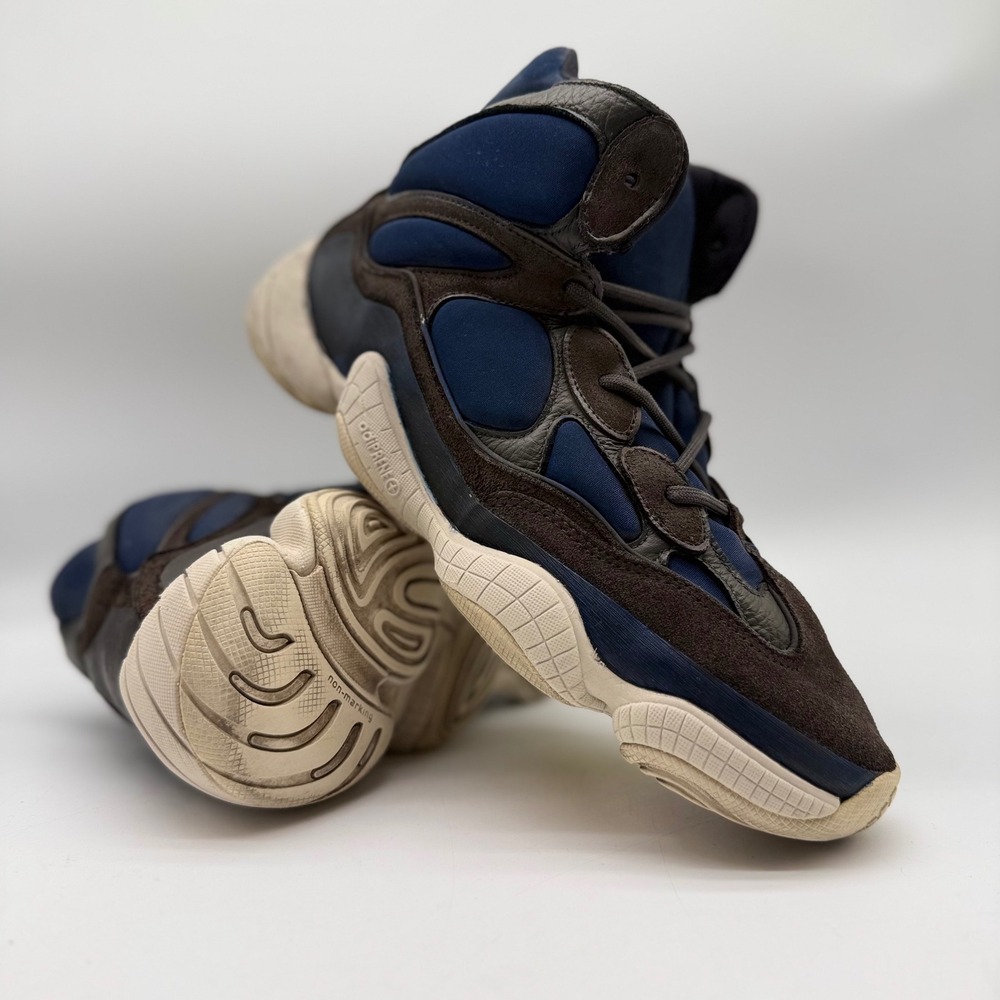 Adidas Yeezy 500 High Tyrian Mens Sneaker Blue Brown FW4968 Size 11.5